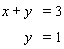 <strong>Solve the system of linear equations by graphing. </strong> A) B) C) D) E)