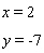 <strong>Solve the system of linear equations by graphing. </strong> A) B) C) D) E)
