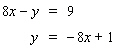Solve the system by substitution. Substitute the expression in the second equation into the first equation and solve. If the system is dependent or inconsistent , or if there is no solution , indicate this.