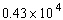 <strong>The number is not in scientific notation because 0.43 is less than 1. Write in scientific notation.</strong> A) B) C) D) E)