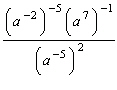 Simplify the expression. An answer with exponents should contain positive exponents only.