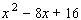 Find the value of the polynomial   when   is 6.