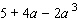 Given the polynomial. Identify the polynomial. __________ Give the degree. __________