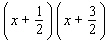 Multiply binomials using the FOIL method.  