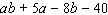 <strong>Factor by grouping. </strong> A) B) C) D) E)