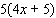 <strong>Factor the expression by taking out the greatest common factor. </strong> A) B) C) D) E)