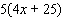 <strong>Factor the expression by taking out the greatest common factor. </strong> A) B) C) D) E)
