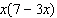 <strong>Factor the expression by taking out the greatest common factor. </strong> A) B) C) D) E)