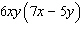 <strong>Factor the expression by taking out the greatest common factor. </strong> A) B) C) D) E)