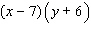 <strong>Factor by grouping. </strong> A) B) C) D) E)