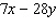 Factor the expression by taking out the greatest common factor.