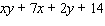 Factor by grouping.