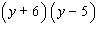 <strong>Factor the trinomial. </strong> A) B) C) D) E)