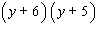 <strong>Factor the trinomial. </strong> A) B) C) D) E)