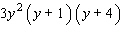 <strong>Factor the problem completely. First, factor out the greatest common factor, and then factor the remaining trinomial. </strong> A) B) C) D) E)