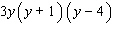 <strong>Factor the problem completely. First, factor out the greatest common factor, and then factor the remaining trinomial. </strong> A) B) C) D) E)