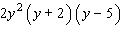 <strong>Factor the problem completely. First, factor out the greatest common factor, and then factor the remaining trinomial. </strong> A) B) C) D) E)