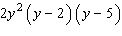 <strong>Factor the problem completely. First, factor out the greatest common factor, and then factor the remaining trinomial. </strong> A) B) C) D) E)