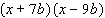 <strong>Factor the trinomial. </strong> A) B) C) D) E)