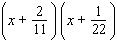 <strong>Factor the trinomial. </strong> A) B) C) D) E)