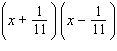 <strong>Factor the trinomial. </strong> A) B) C) D) E)