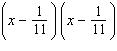 <strong>Factor the trinomial. </strong> A) B) C) D) E)