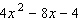 <strong>What polynomial, when factored, gives ?</strong> A) B) C) D) E)