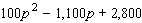 Factor the problem completely. First, factor out the greatest common factor, and then factor the remaining trinomial.