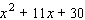 Factor the trinomial.