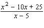 <strong>Reduce the following rational expression to lowest terms, if possible. </strong> A) B) C) D) E)