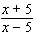 <strong>Reduce the following rational expression to lowest terms, if possible. </strong> A) B) C) D) E)