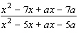 <strong>To reduce the following rational expression to lowest terms, you will have to use factoring by grouping. Be sure to factor each numerator and denominator completely before dividing out any common factors. (Remember, factoring by grouping takes two steps.) </strong> A) B) C) D) E)