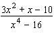 Reduce the following rational expression to lowest terms.