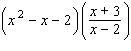 <strong>Multiply the expressions. </strong> A) B) C) D) E)