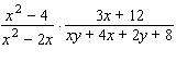 <strong>The following problem involves some factoring by grouping. Remember, before you can divide out factors common to the numerator and denominator of a product, you must factor completely. </strong> A) B) C) D) E)