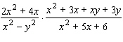 <strong>The following problem involves some factoring by grouping. Remember, before you can divide out factors common to the numerator and denominator of a product, you must factor completely. </strong> A) B) C) D) E)