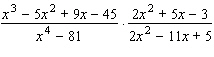 <strong>The following problem involves some factoring by grouping. Remember, before you can divide out factors common to the numerator and denominator of a product, you must factor completely. </strong> A) B) C) D) E)