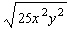 <strong>Assume all variables are positive, and find the root.  </strong> A)     B)   C)   D)   E)   <div style=padding-top: 35px> 