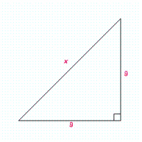 <strong>Find x in the right triangle.  </strong> A)   B)   C)   D)   E)   <div style=padding-top: 35px> 