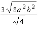 <strong>Use combinations of properties 1 and 2 for radicals to simplify the following expression as much as possible. Assume all variables represent positive numbers.  </strong> A)   B)   C)   D)   E)   <div style=padding-top: 35px> 