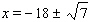 <strong>Solve the equation using the square root method. </strong> A) B) C) D) E)