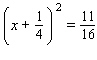 Solve the equation.