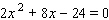 Solve the equation by completing the square.