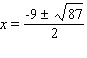 <strong>Solve the equation by using the quadratic formula. </strong> A) B) C) D) E)