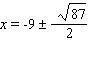 <strong>Solve the equation by using the quadratic formula. </strong> A) B) C) D) E)