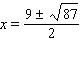 <strong>Solve the equation by using the quadratic formula. </strong> A) B) C) D) E)