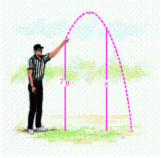 <strong>At the beginning of every football game, the referee flips a coin to see who will kick off. The equation that gives the height (in feet)of the coin tossed in the air is . To find the times at which the coin is feet above the ground we substitute for in the equation, giving us . Solve this equation for to find the times at which the coin is feet above the ground. </strong> A) B) C) D) E)