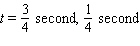<strong>At the beginning of every football game, the referee flips a coin to see who will kick off. The equation that gives the height (in feet)of the coin tossed in the air is . To find the times at which the coin is feet above the ground we substitute for in the equation, giving us . Solve this equation for to find the times at which the coin is feet above the ground. </strong> A) B) C) D) E)