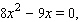 To apply the quadratic formula to the equation you have to notice that Solve the equation using the quadratic formula.