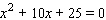 Solve the equation by using the quadratic formula. __________